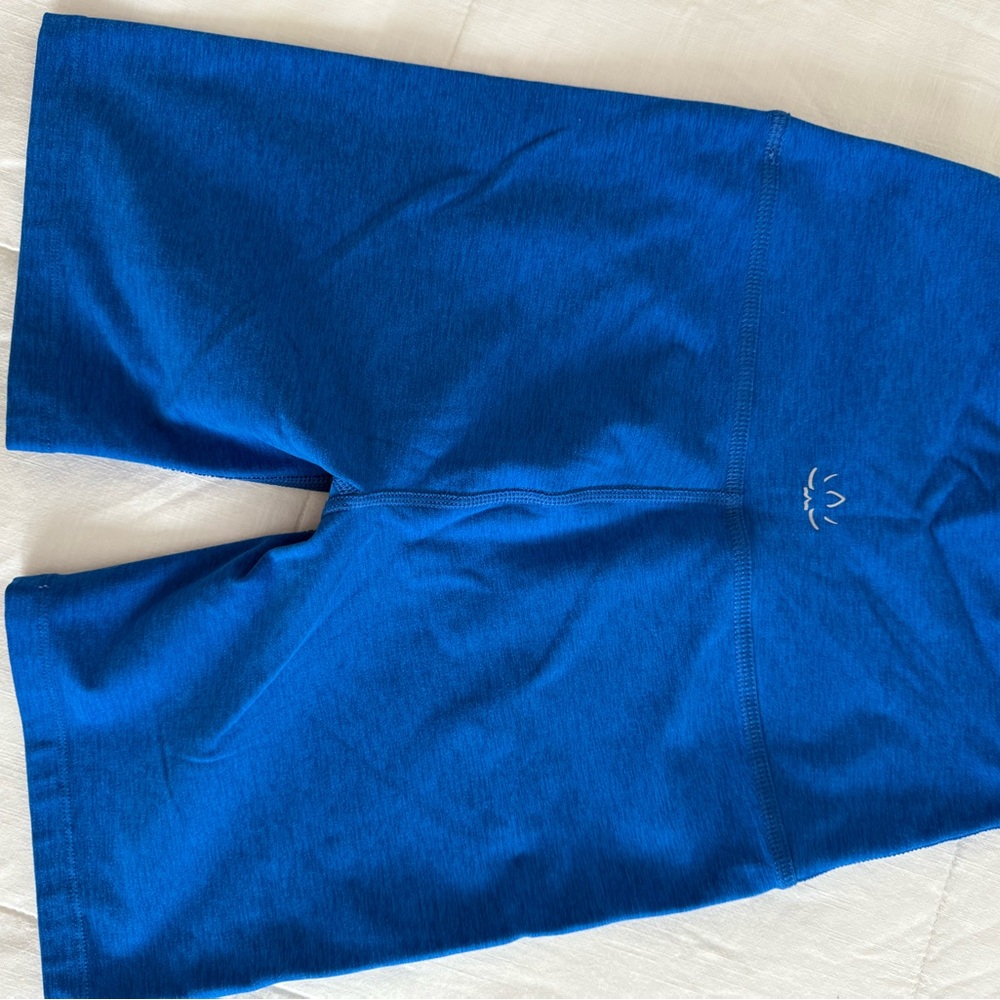 Beyond Yoga Blue Bike Shorts Size M